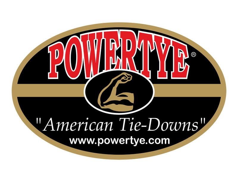 PowerTye 1in x 4ft Utility Lashing Strap - Made in USA - 150 lb. Working Load Limit / 450 lb. Breaking Strength - Black (4-Pack) - Image 5